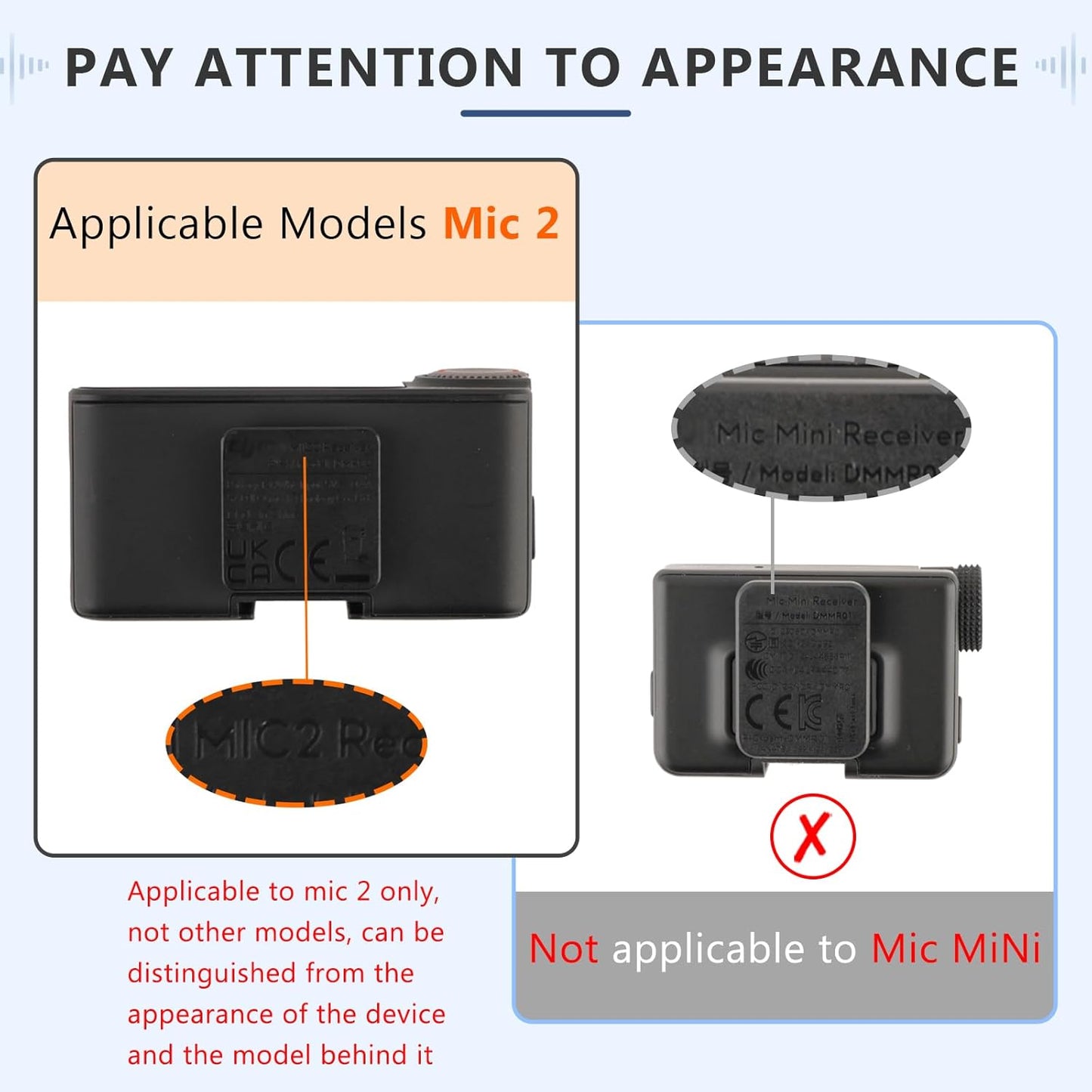 for DJI MIC 2 Lightning Adapter Phone Wireless Microphone Receiver for DJI Mic 2 Adapter Phone PC Tablet Accessories (NOT Applicable to MINI