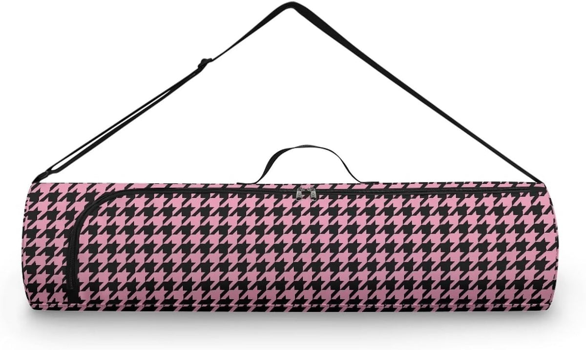 Yoga Mat Bag with Adjustable Shoulder Strap and Handle Zipper, 30in Wide x 6.3in Diameter for Yoga Mat Storage