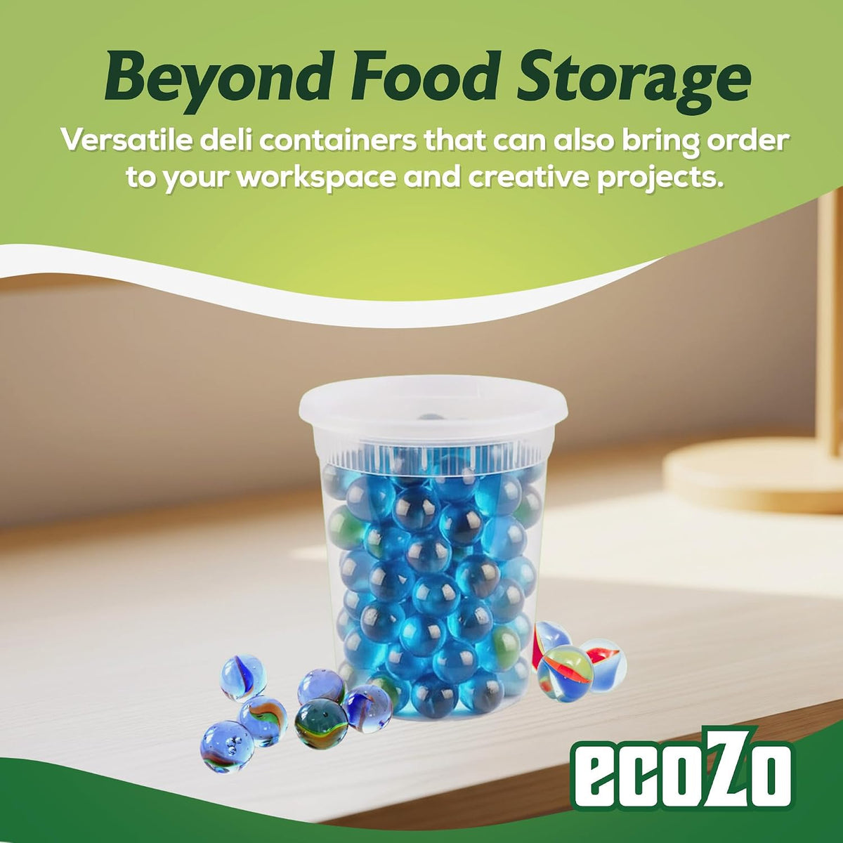 32 oz. Food Storage Containers with Lids [26 Sets] - Soup, Slime, Ice Cream, Freezer Meal Prep Containers | Microwave/Freezer/Dishwasher Safe | BPA Free | Leak-Proof