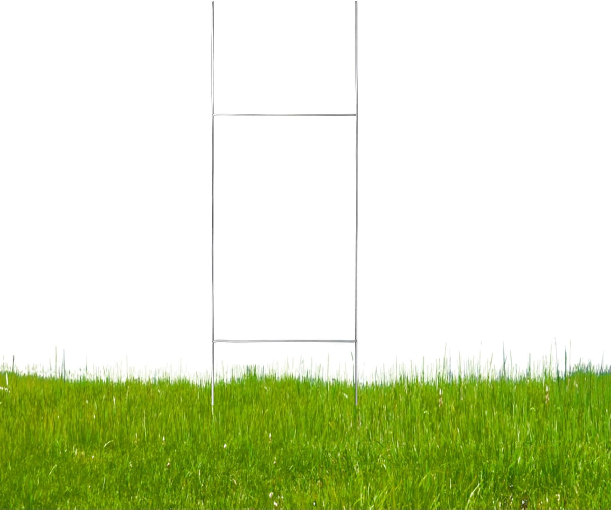 Yard Sign Stakes 30x10 - H Stakes for Yard Signs, 50 Pack