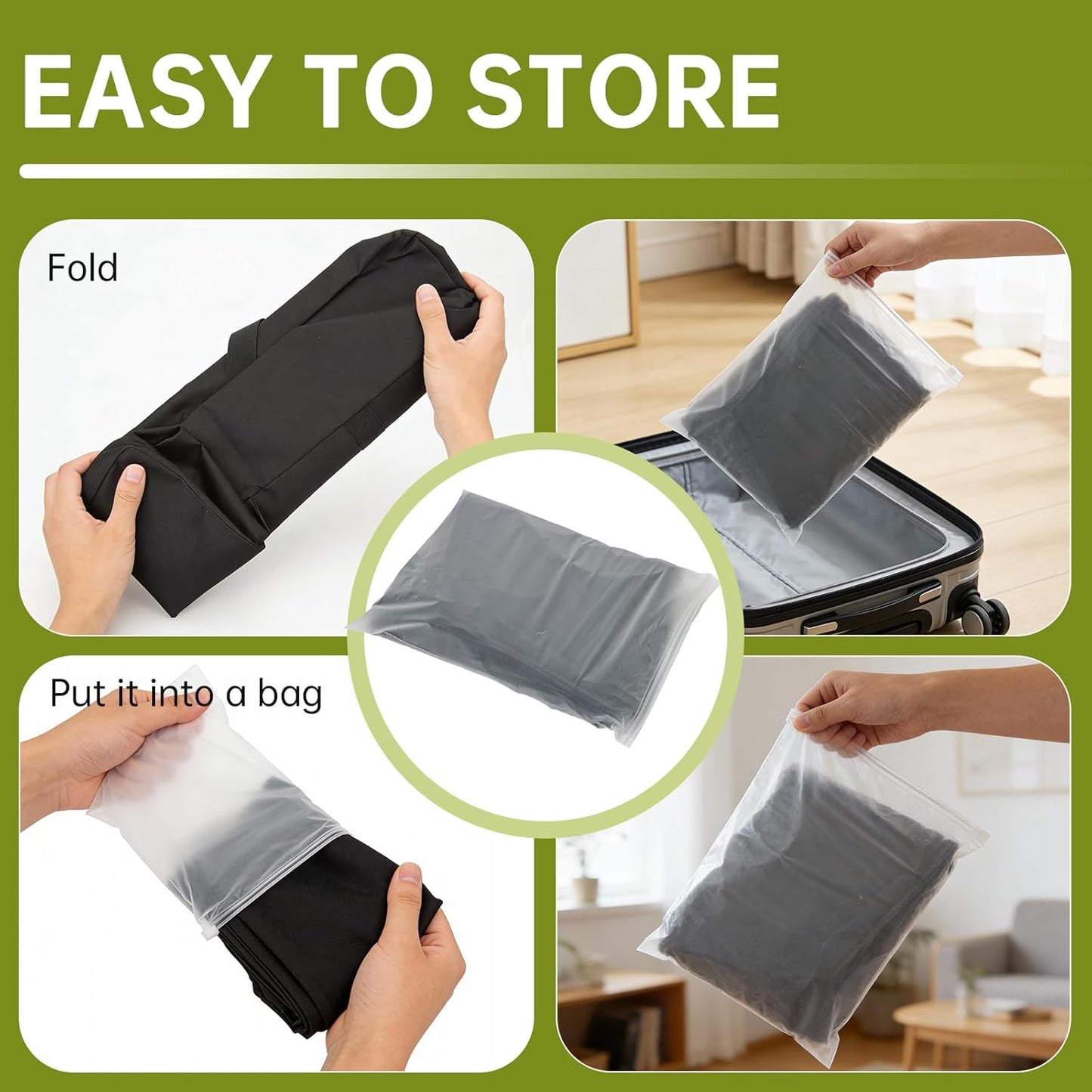 Carrying Bag Compatible with Graco Pack n Play, Replacement Nylon Foldable Travel Carrying Case for Graco Pack n Play, Lightweight & Waterproof Storage Bag for Airplane and Train Travel