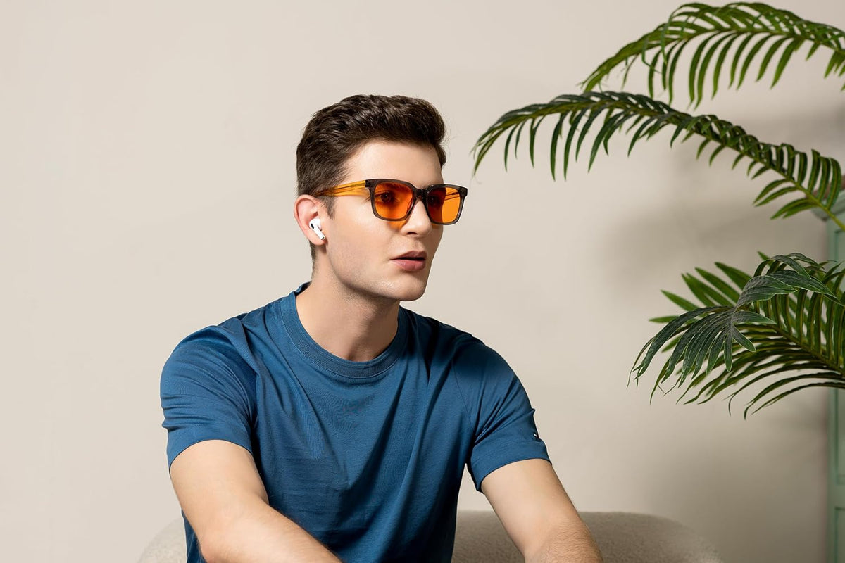 99.9% Blue Light Blocking Glasses, AR Coating, Computer Screens Gaming for Men Women, Stop Eyestrain, Better Sleep