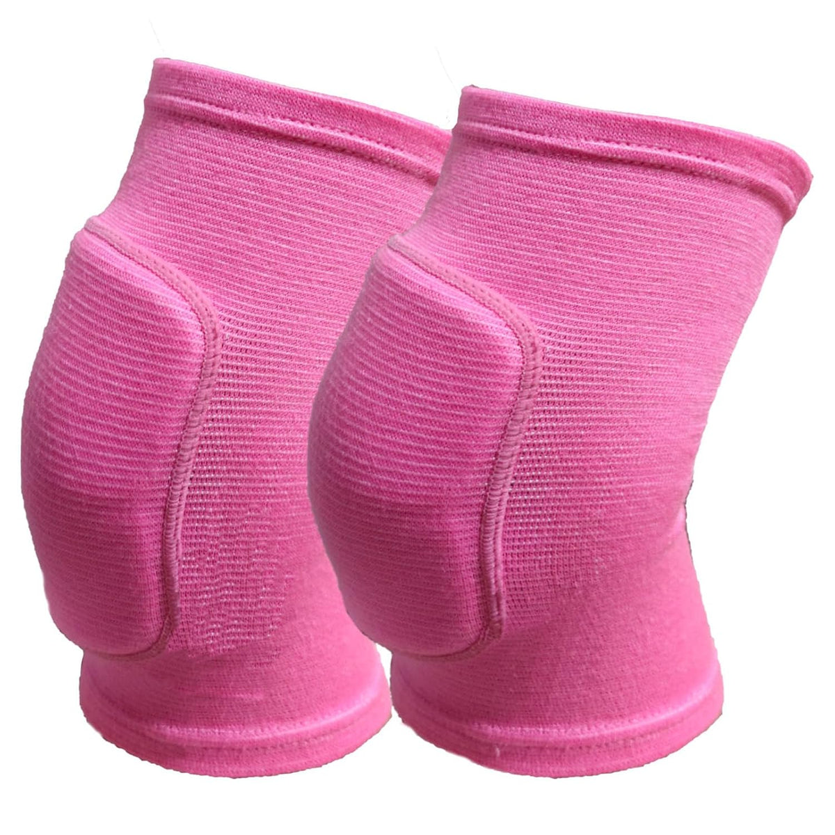 Anti slip sponge, soft and breathable men's, women's, girls', and children's pink knee pads suitable for sports scenes such as volleyball, football, dance, yoga, wrestling, running, cycling, etc (Pink, Small)