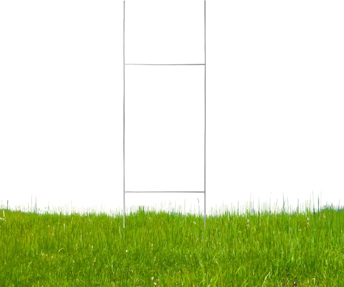 Yard Sign Stakes 30x10 - H Stakes for Yard Signs, 50 Pack