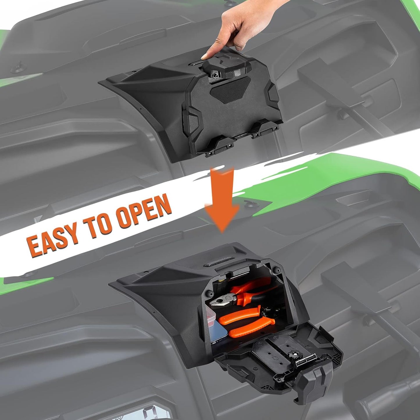 KEMIMOTO UTV Tablet Holder Compatible with KRX 1000, Electronic Device Phone GPS Holder Storage Mount Compatible with Kawasaki Teryx KRX 1000 2020 2021 2022 2023 2024 2025 Accessories