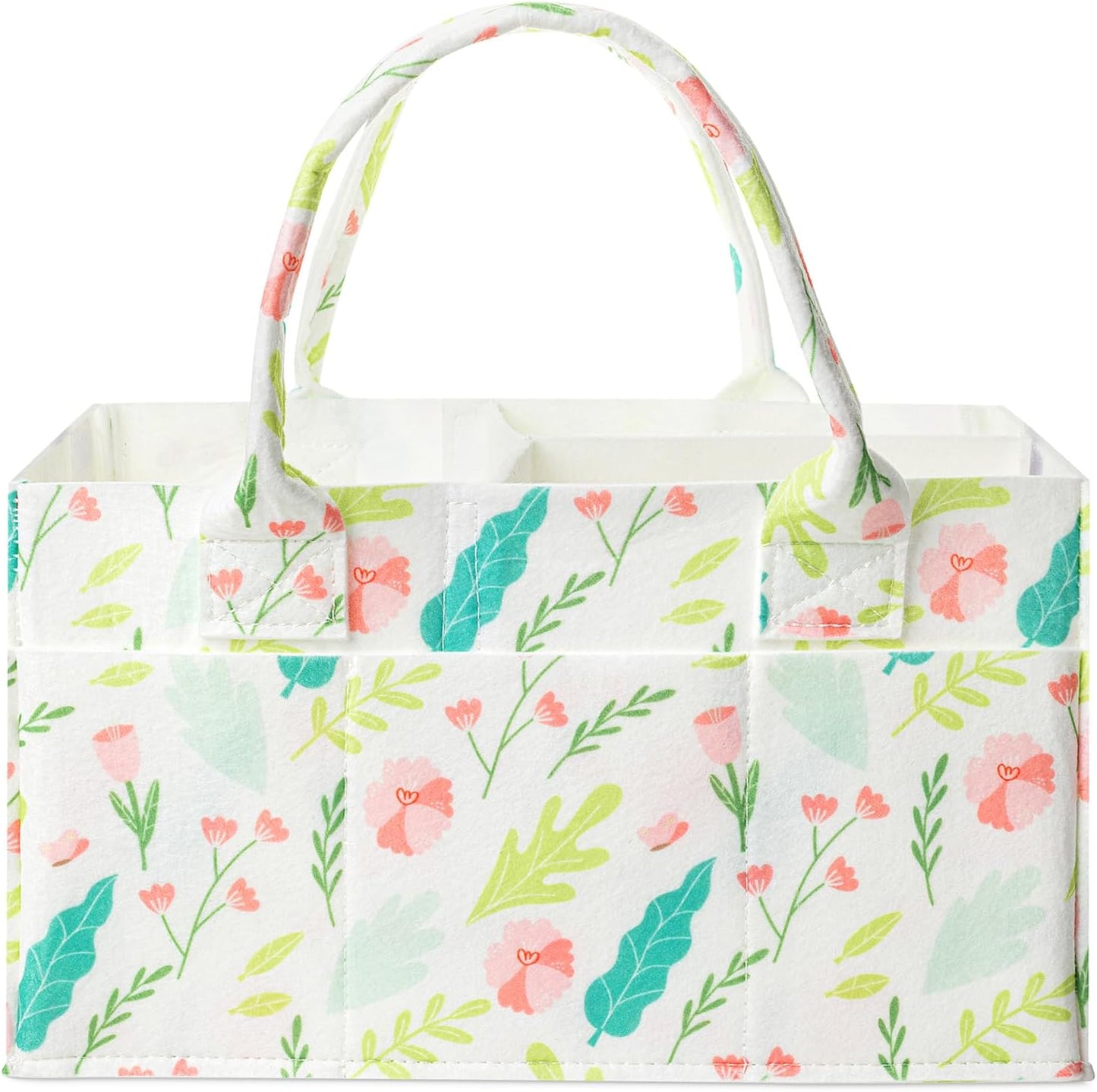 Mr. Pen- Baby Diaper Caddy Organizer, Blooming Palette, Nursery Storage Bin and Car Organizer for Diapers and Baby Wipes