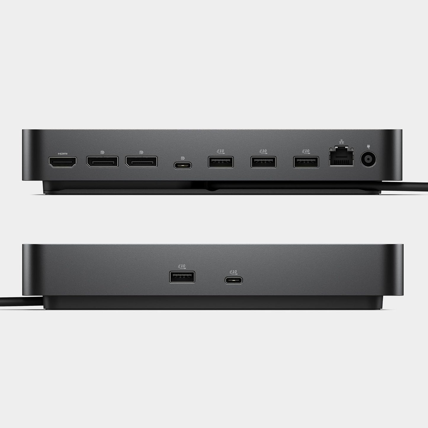 Dell Pro Dock WD25 - USB Type-C with DP Alt Mode Connector, DisplayPort/HDMI/USB 3.2 Gen2 Connectivity, Up to 100-Watt Power delivery - Black