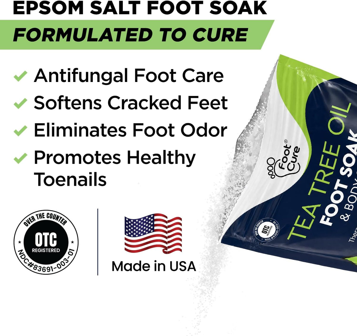 Tea Tree, Muscle Recovery, Citrus Detox, Soothing Lavender Foot Soak