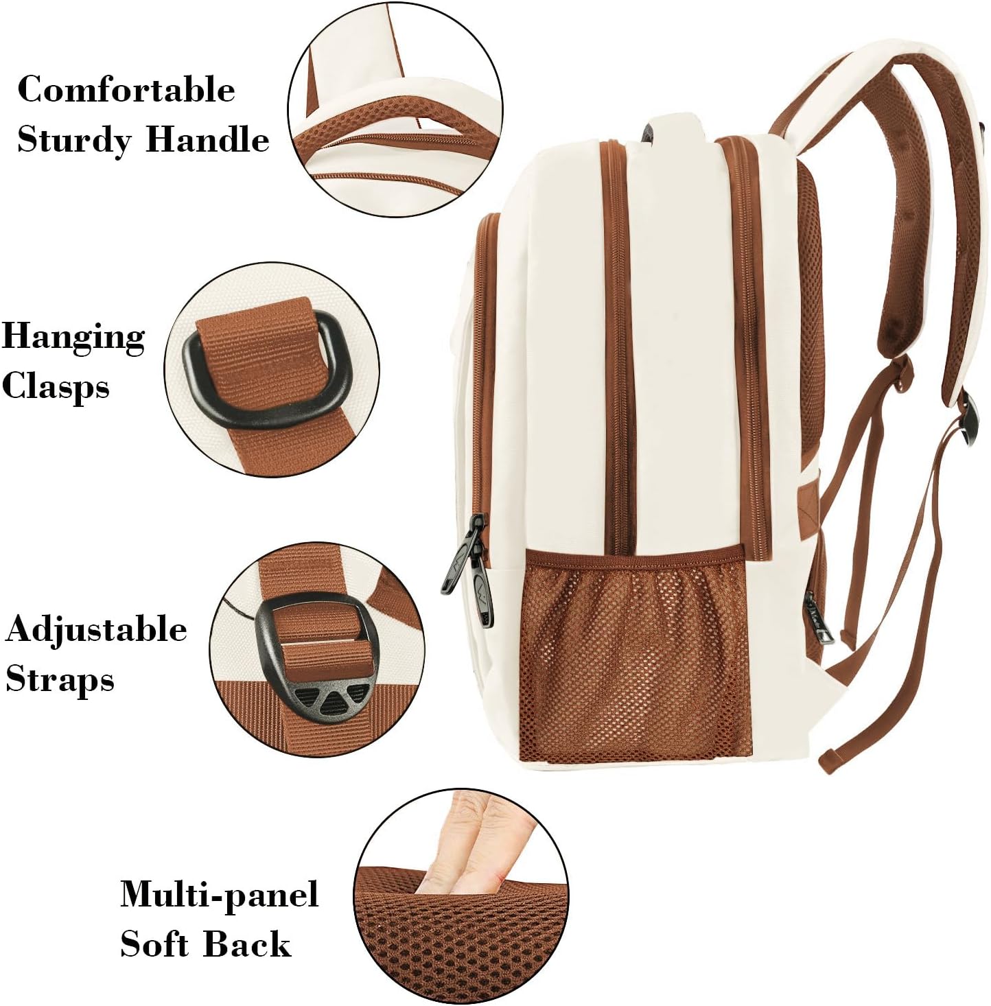 MATEIN 15.6inch Travel Laptop Backpack, Cute Anti Theft Slim Sturdy Laptops Backpack for Teacher, Water Resistant College Computer Bag Gift for Men & Women Nurse