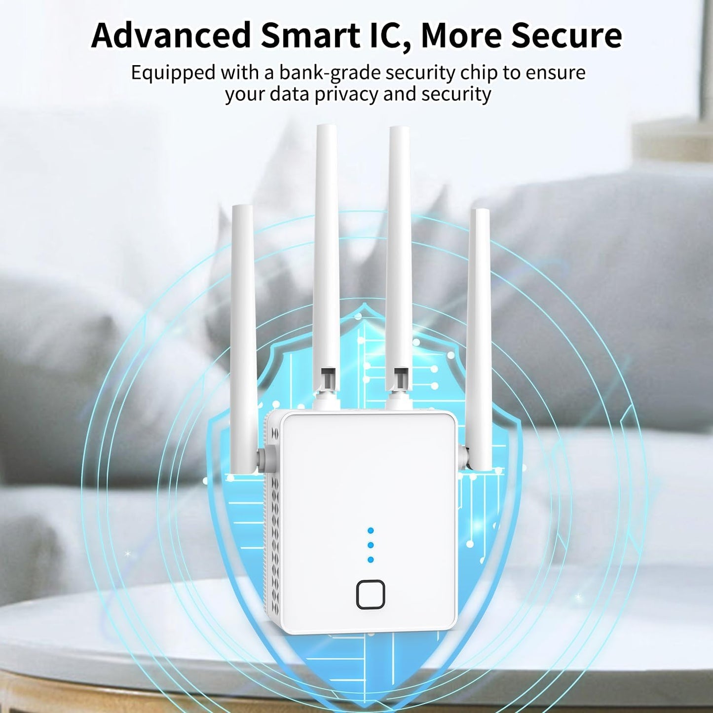 WiFi Extender, 2026 Fastest WiFi Booster 1200Mbps Dual Band (5GHz/2.4GHz) WiFi Extenders Signal Booster for Home, WiFi Repeater with Ethernet Port Covers up to 15999sq.ft and 105+ Devices