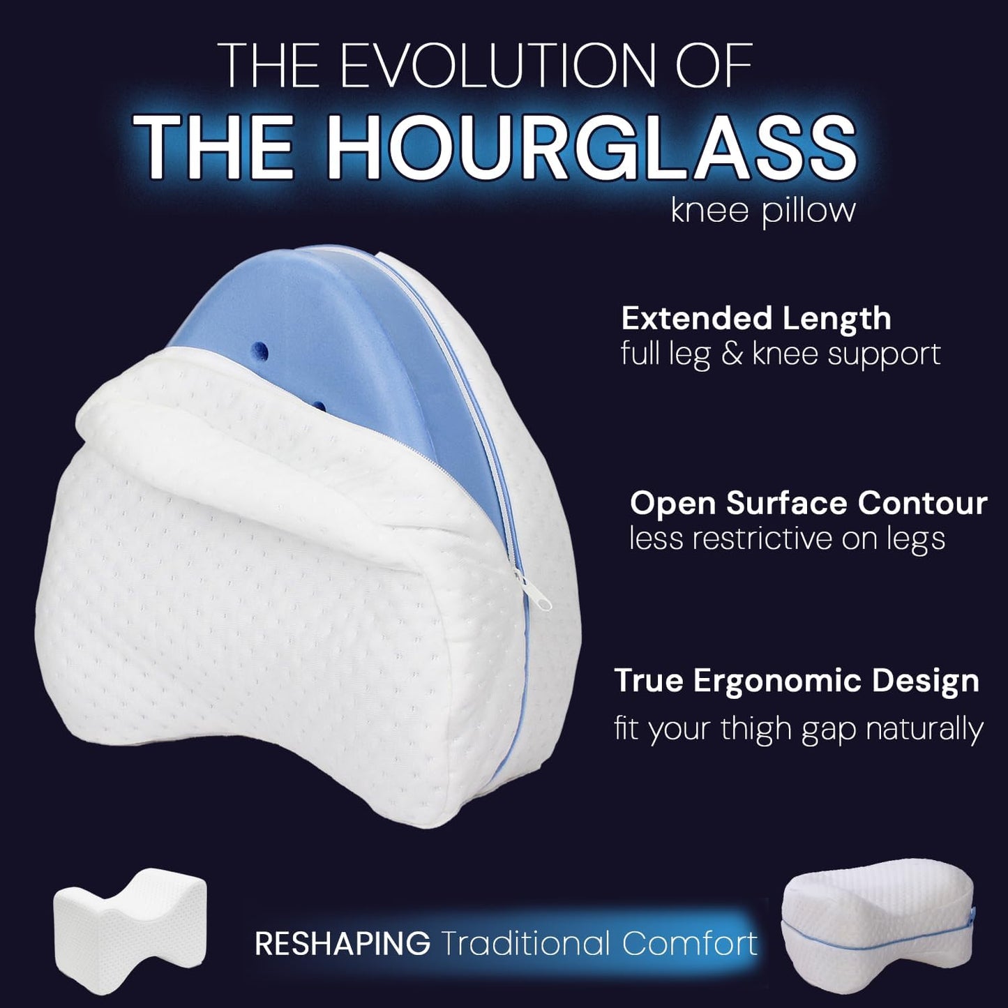 Contour Legacy XL Leg & Knee Support Relief Cushion