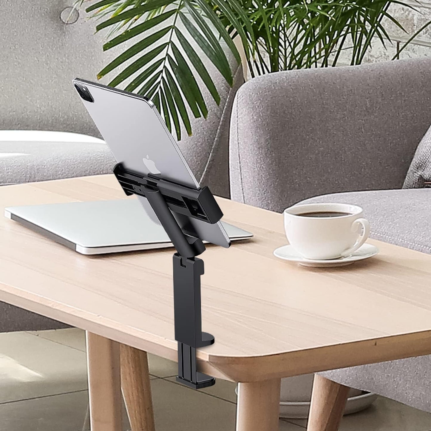 Universal Airplane Tablet Holder, with Multi-Directional Dual 360 Degree Rotation, Pocket Size Tablet Holder for Airplane, (Devices 3.5" to 7.67” Width Max Weight is 1.5 lbs)