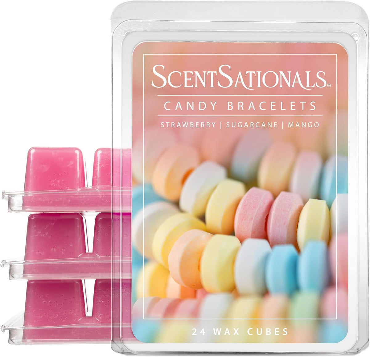 Scentsationals Grape Candy Scented Wax Melts 10oz (24 Cubes)