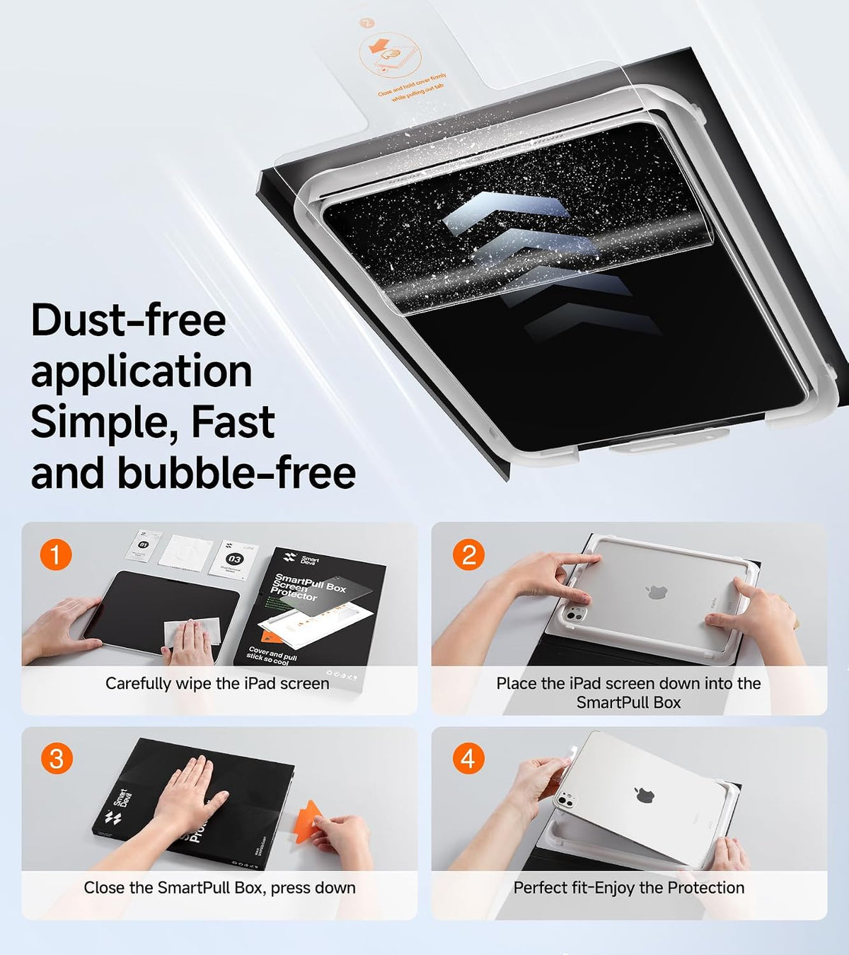 SMARTDEVIL 2 Pack Screen Protector for iPad Air 5th/4th (2022/2020)