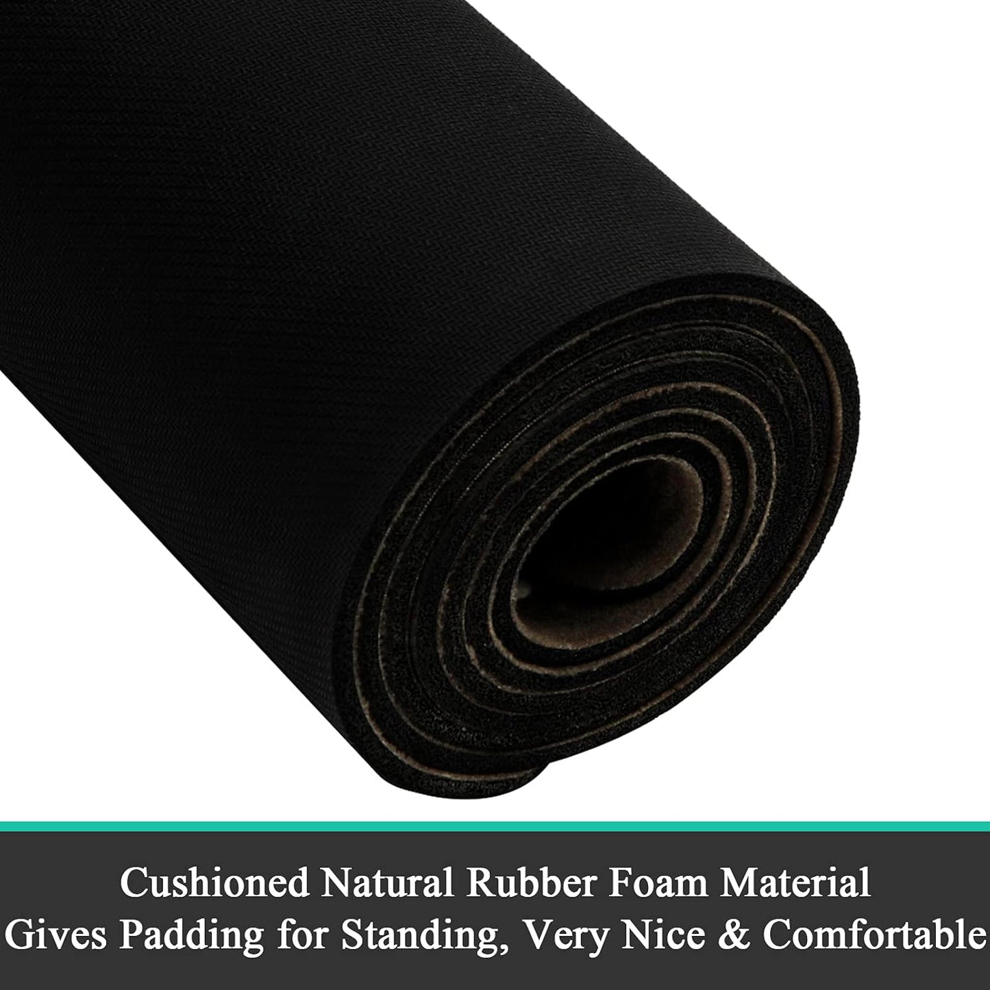 Pauwer Laundry Room Rug Runner 20"x48" Waterproof Rubber Laundry Mat Non Slip Kitchen Mats for Floor Washable Floor Mat Runner Rug for Farmhouse Mudroom Washroom Bathroom Decor
