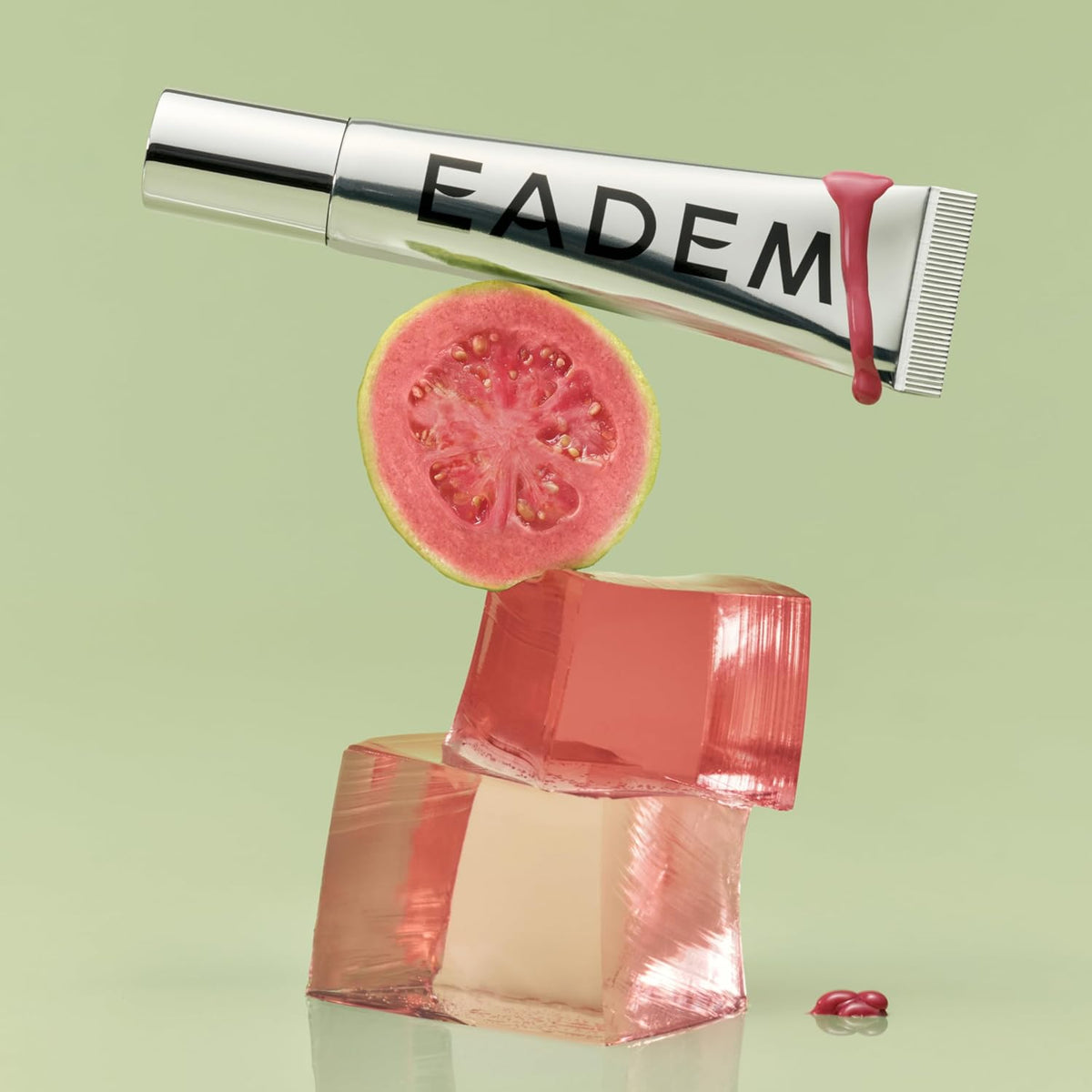 EADEM Le Chouchou Lip Softening Balm, Lip Gloss for Women, Plumper and Mask for Lips, Overnight Hydrating & Moisturizing Luxury Lip Balm, 0.5 oz, Guava Fresca