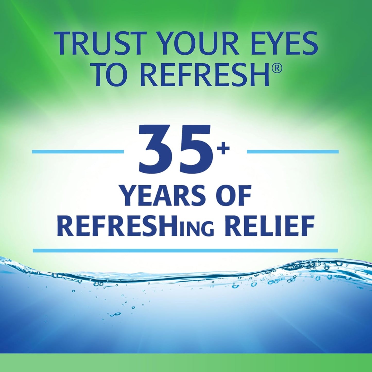 Refresh Tears Eye Drop Liquid Lubricant Bottle, 0.51 Ounce, 2 Pack