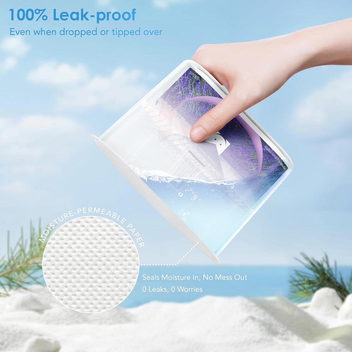 Moisture Absorbers, Fast Acting Lavender Scent Humidity Absorber & Odor Eliminator for Closet, Bathroom, Basement, Car & RV, 3 Pack