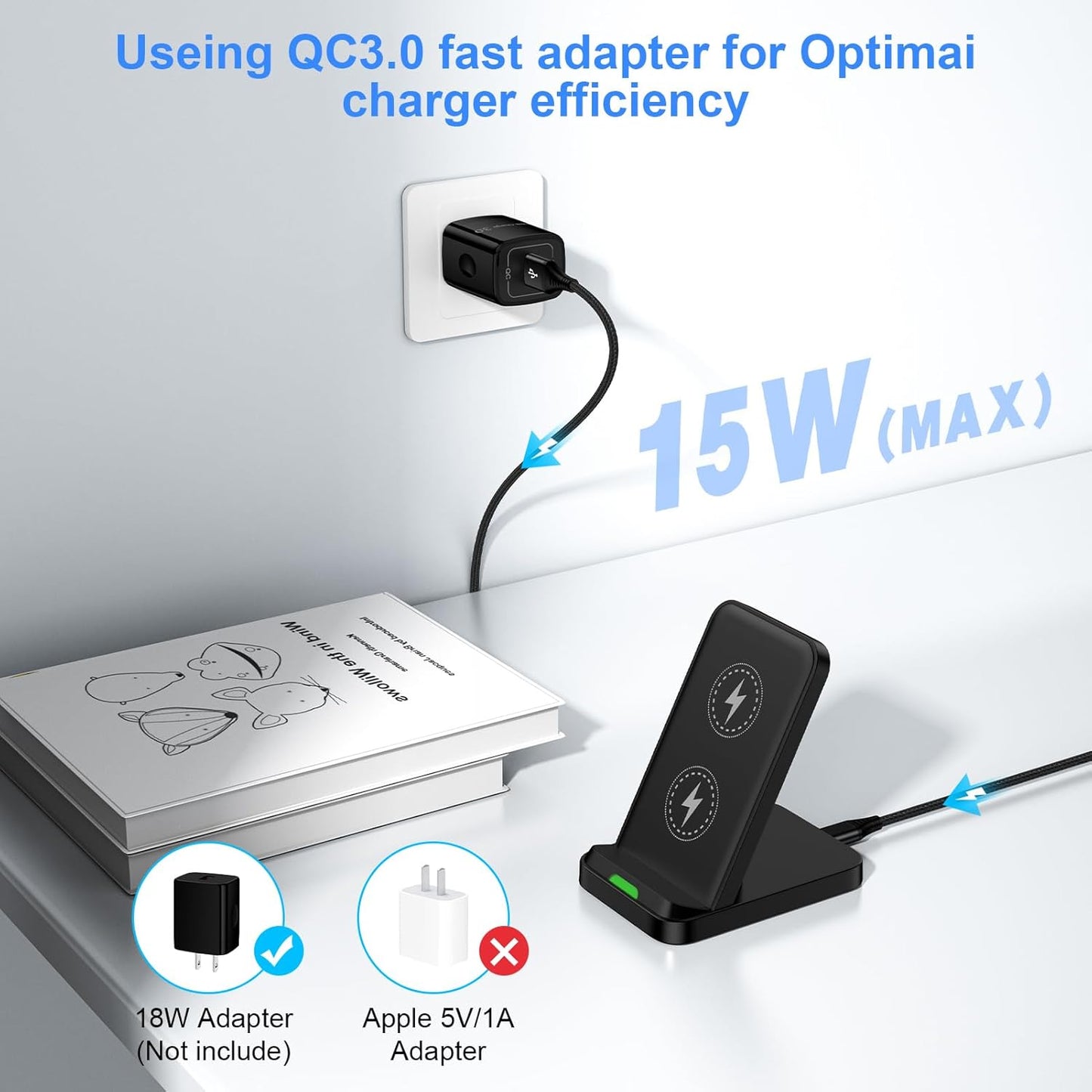 for Google Pixel Wireless Charging Stand for Pixel 10/10 Pro/10 Pro XL/9a/9 Pro/9 Pro XL/8/8 Pro/7/7 Pro/6/6 Pro/5, Android Wireless Phone Charger Fast Charging Station for Samsung S25 Ultra/S24 Plus