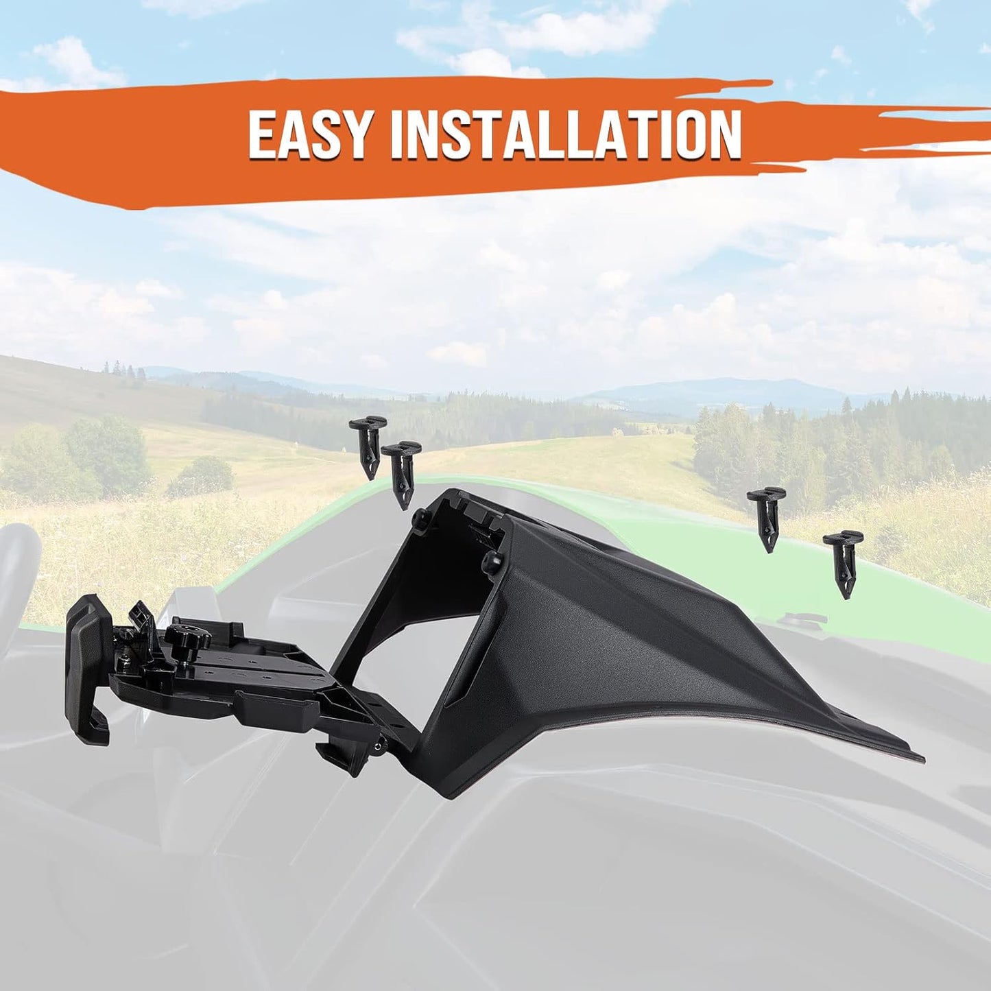 KEMIMOTO UTV Tablet Holder Compatible with KRX 1000, Electronic Device Phone GPS Holder Storage Mount Compatible with Kawasaki Teryx KRX 1000 2020 2021 2022 2023 2024 2025 Accessories