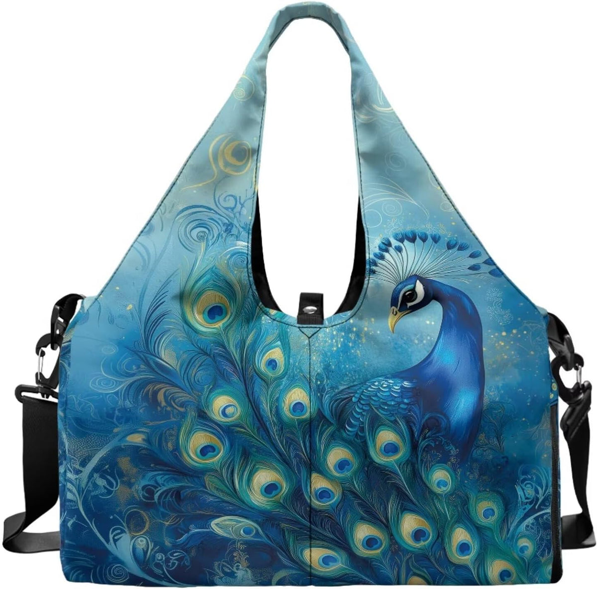 Yoga Mat Bag for Men Women Canvas Yoga Mat Carrier Take In Out Mat Easily for Beach Swim Bags Pool Sports Gym