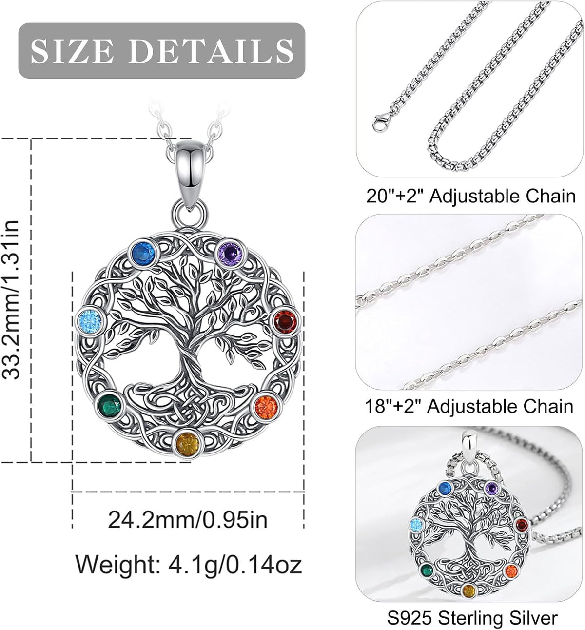 EUDORA Moonstone Turquoise Necklace for Women S925 Sterling Silver, Angel Tears Water Droplets Pendant Grandma Necklace Jewelry for Women Gifts for Mother in Law Mothers Day Gifts for Mom, 20"