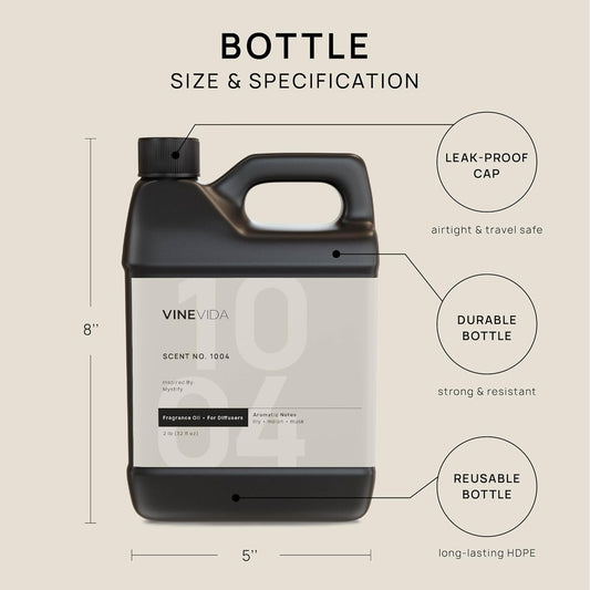 VINEVIDA (32oz) Hotel Fragrance Collection Diffuser Oil - Hotel Scents Diffusers for Home - Cold Air Diffuser Oil - Hotel Scent Essential Oil - Scent No.1004