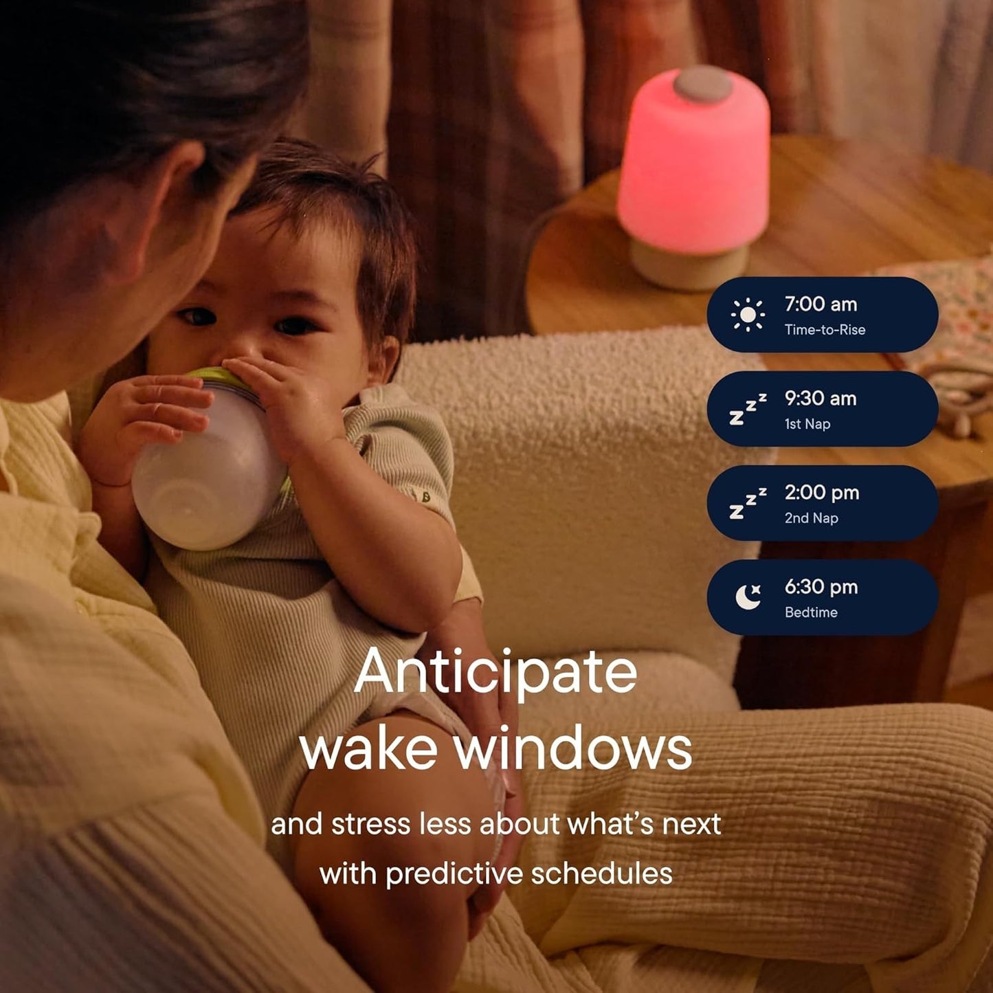 Hatch Baby Sound Machine, Night Light | Hatch Baby | Sleep Support | Registry Essential, Routine Builder, Time-to-Rise Alarm Clock, White Noise, Nursery Stories, Toddler Kids (Wi-Fi) (Putty)