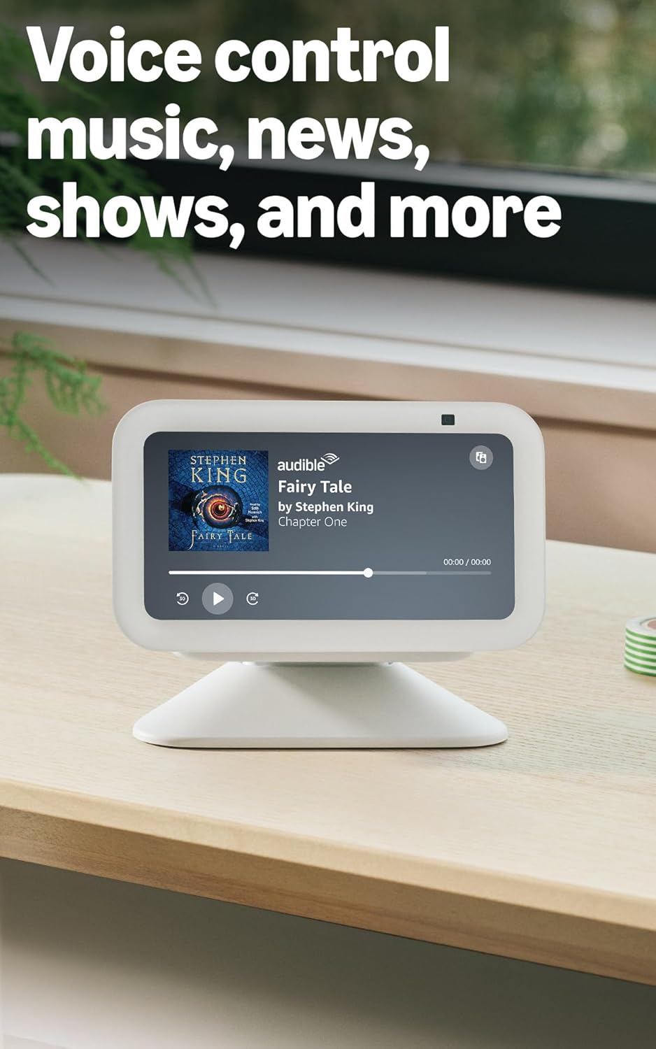 Amazon Echo Show 5 (newest model), Smart display, Designed for Alexa+, 2x the bass and clearer sound, Cloud Blue