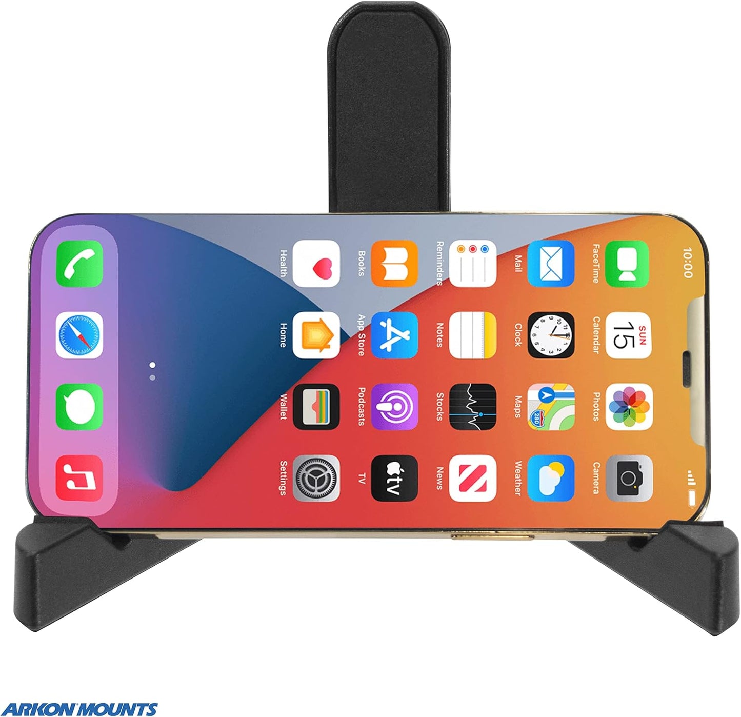 ARKON Mounts Portable Tablet Stand | Adjustable Viewing Angle | For Phones and Tablets | Fits Apple iPad, iPhone, Samsung Galaxy, Note, Switch, and more