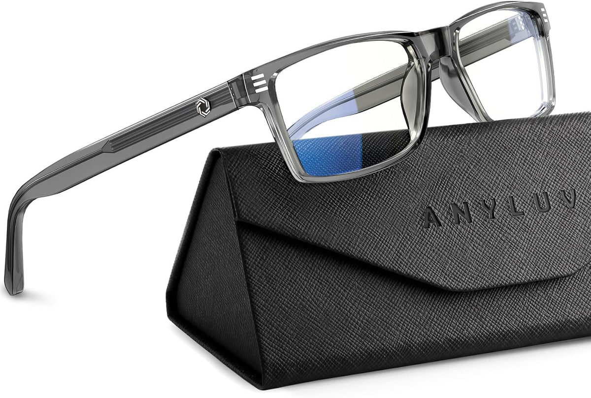 ANYLUV Blue Light Glasses for Sleep, 99.9% Blue Green Light Blocking with Red Lens, Blue Light Glasses