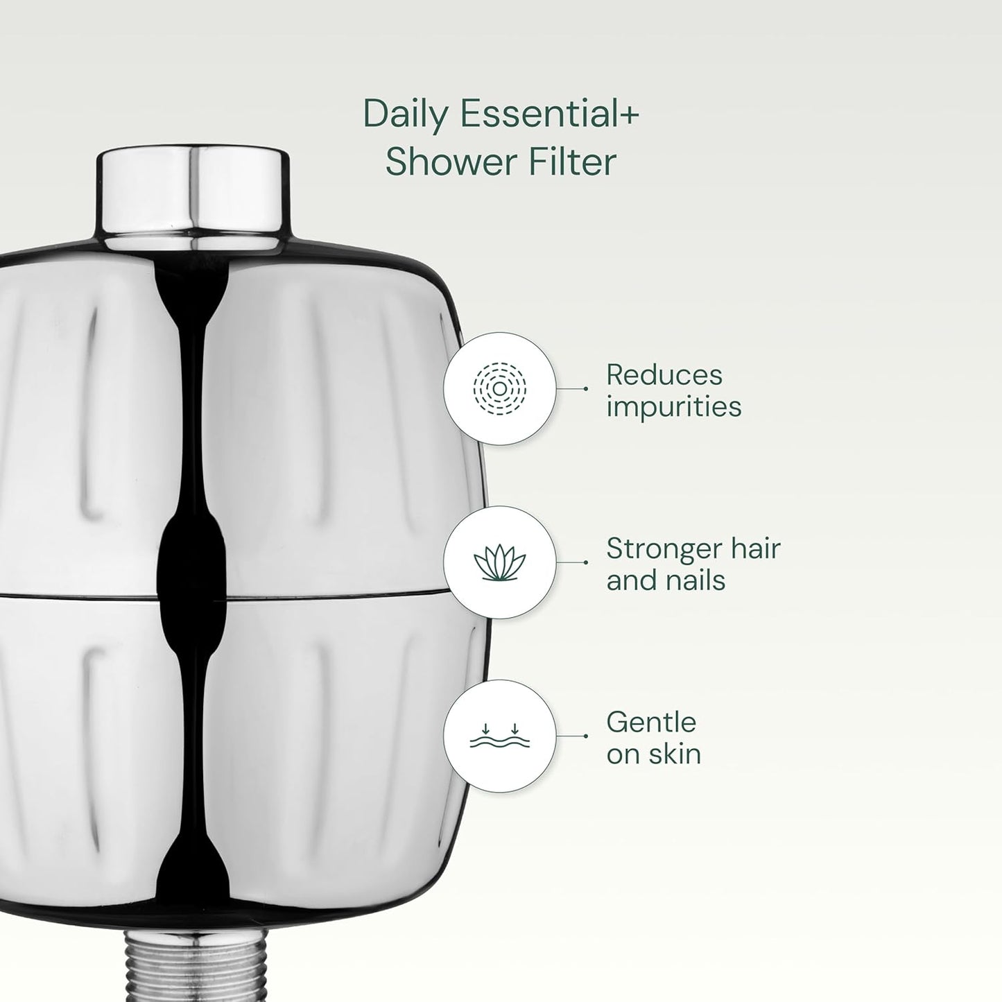 Aquabliss HEAVY DUTY Shower Filter – Latest Superior Advanced 30x Filtration - Universal Multi-Stage Shower Head Filter Reduces Chemicals, Chlorine & Odors - Chrome (SF500)