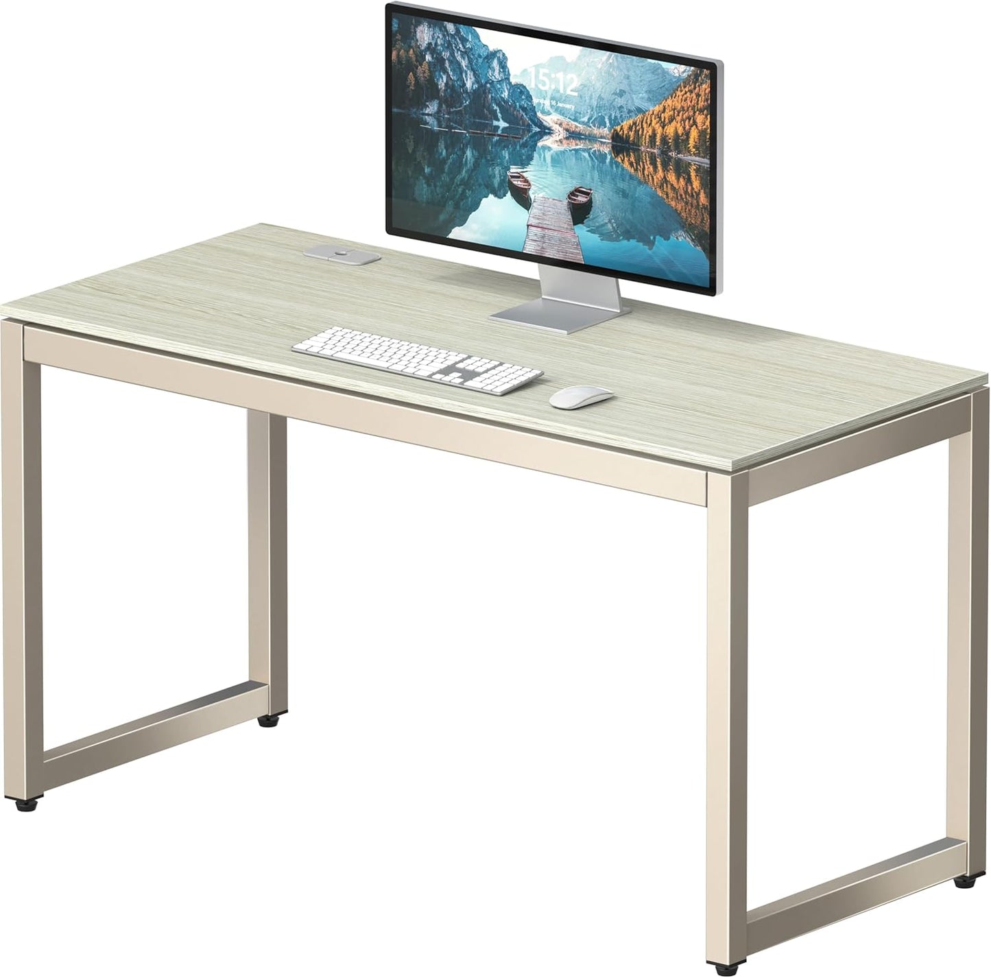 SHW 55-Inch Commercial-Grade Office Computer Desk, Espresso