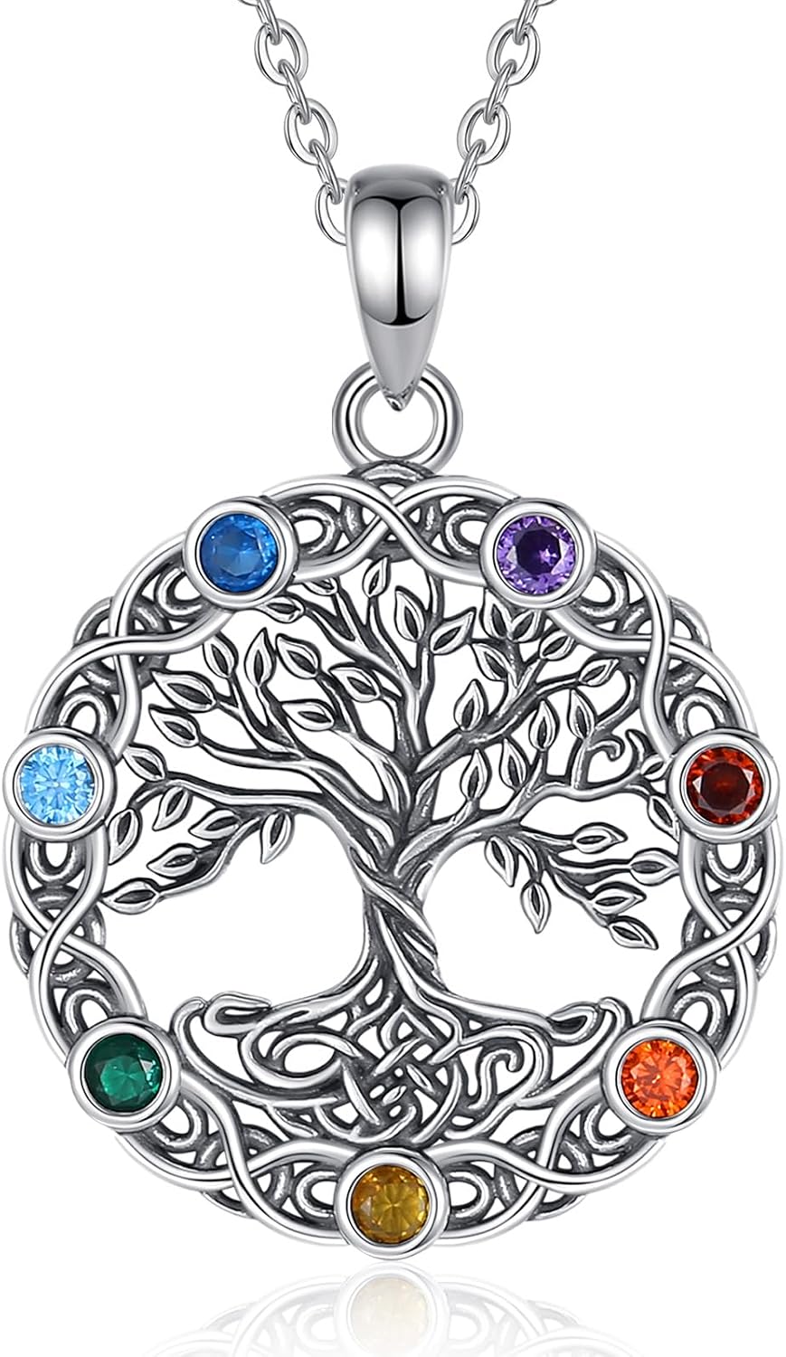 EUDORA Moonstone Turquoise Necklace for Women S925 Sterling Silver, Angel Tears Water Droplets Pendant Grandma Necklace Jewelry for Women Gifts for Mother in Law Mothers Day Gifts for Mom, 20"