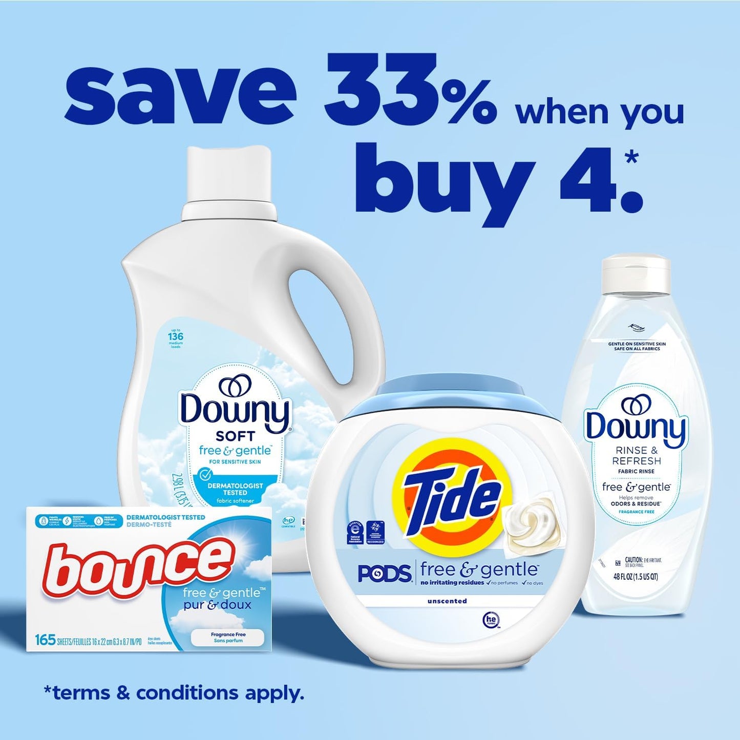 Tide PODS Free & Gentle Laundry Detergent Soap Pacs, 112 Count, Tide PODS Laundry Detergent, Laundry Detergent Pacs, Laundry PODS Detergent
