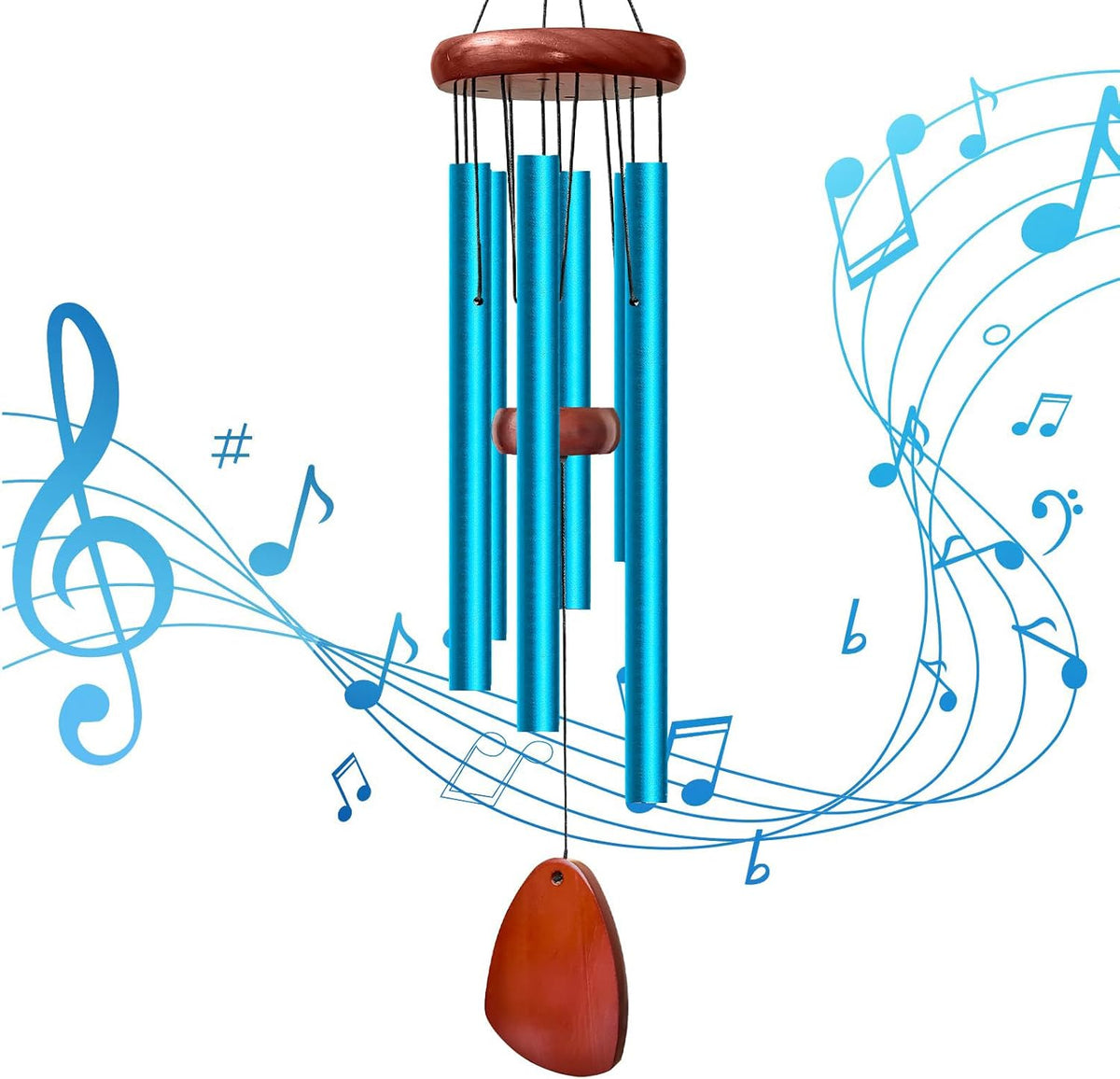 2 PCS 28" Wind Chimes for Outside, Outdoor Wind Chimes, Decoration Gift.