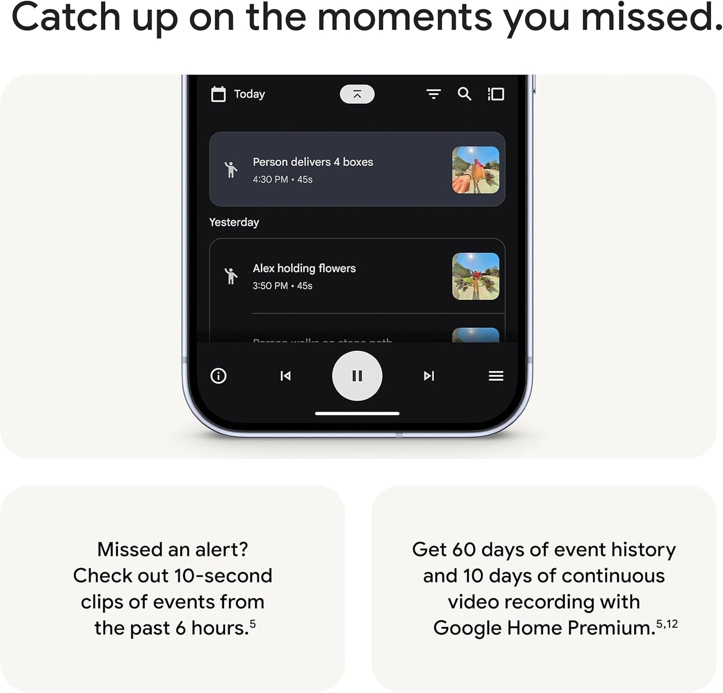 Google Nest Doorbell (Wired, 3rd Gen) - 2K Video and Gemini, Live View, Night Vision, 2-Way Audio - Works with Google Home - 2025 Model - Snow
