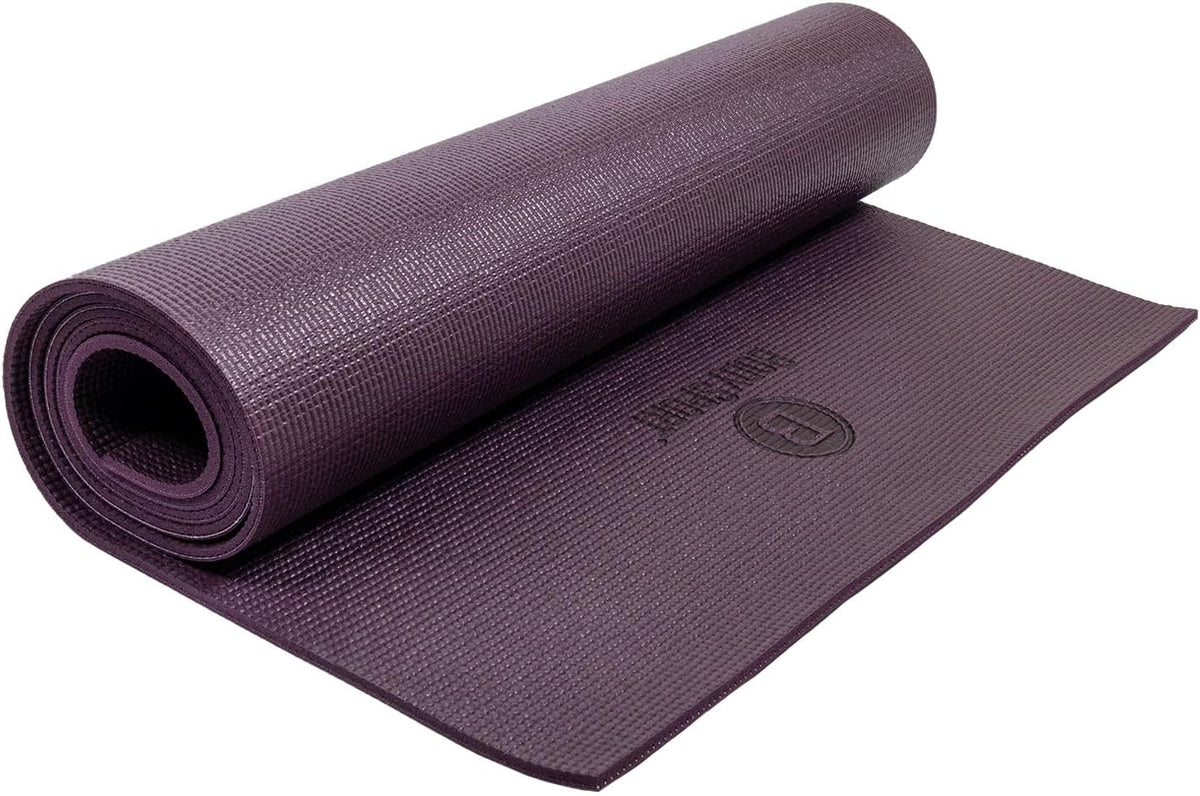 Body Sport Yoga Mat - High-Density, Non-Slip Surface with Shock Absorption - Ideal for Yoga, Pilates, and Home Workouts