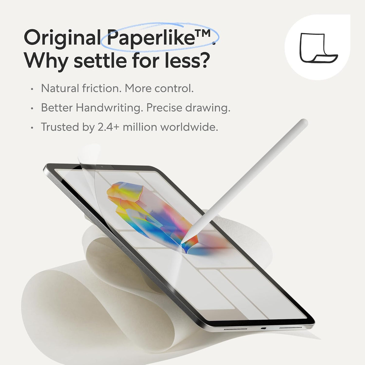 Paperlike® 3 Screen Protector for iPad Pro 11" (M5,M4)