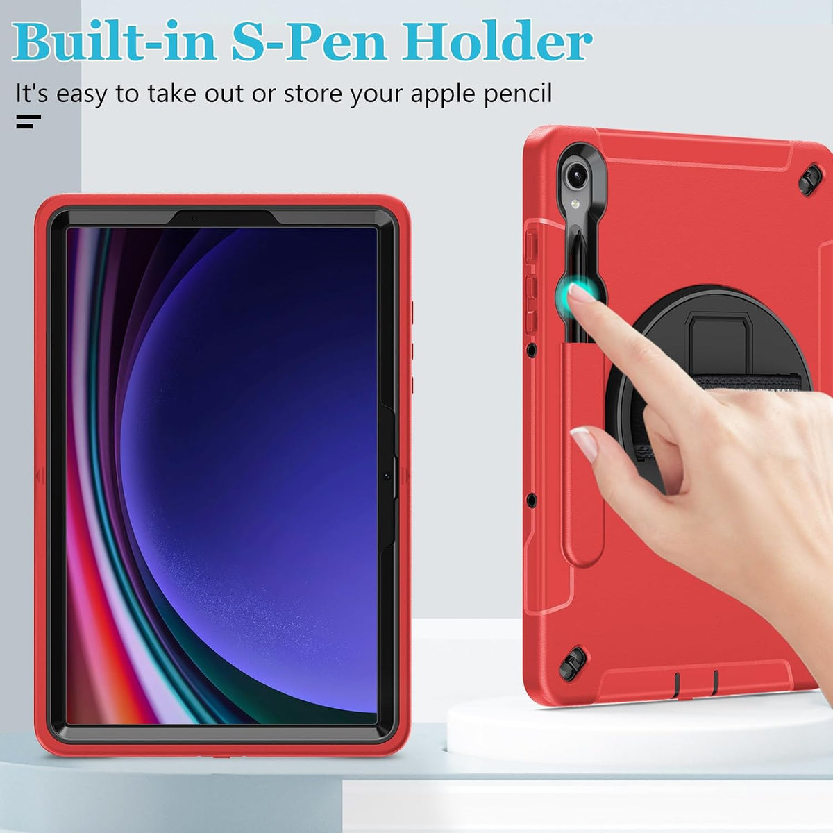 Miesherk STOCK Case for Galaxy Tab S10 Lite &S10 FE S9 FE 10.9"/S9 11 Inch