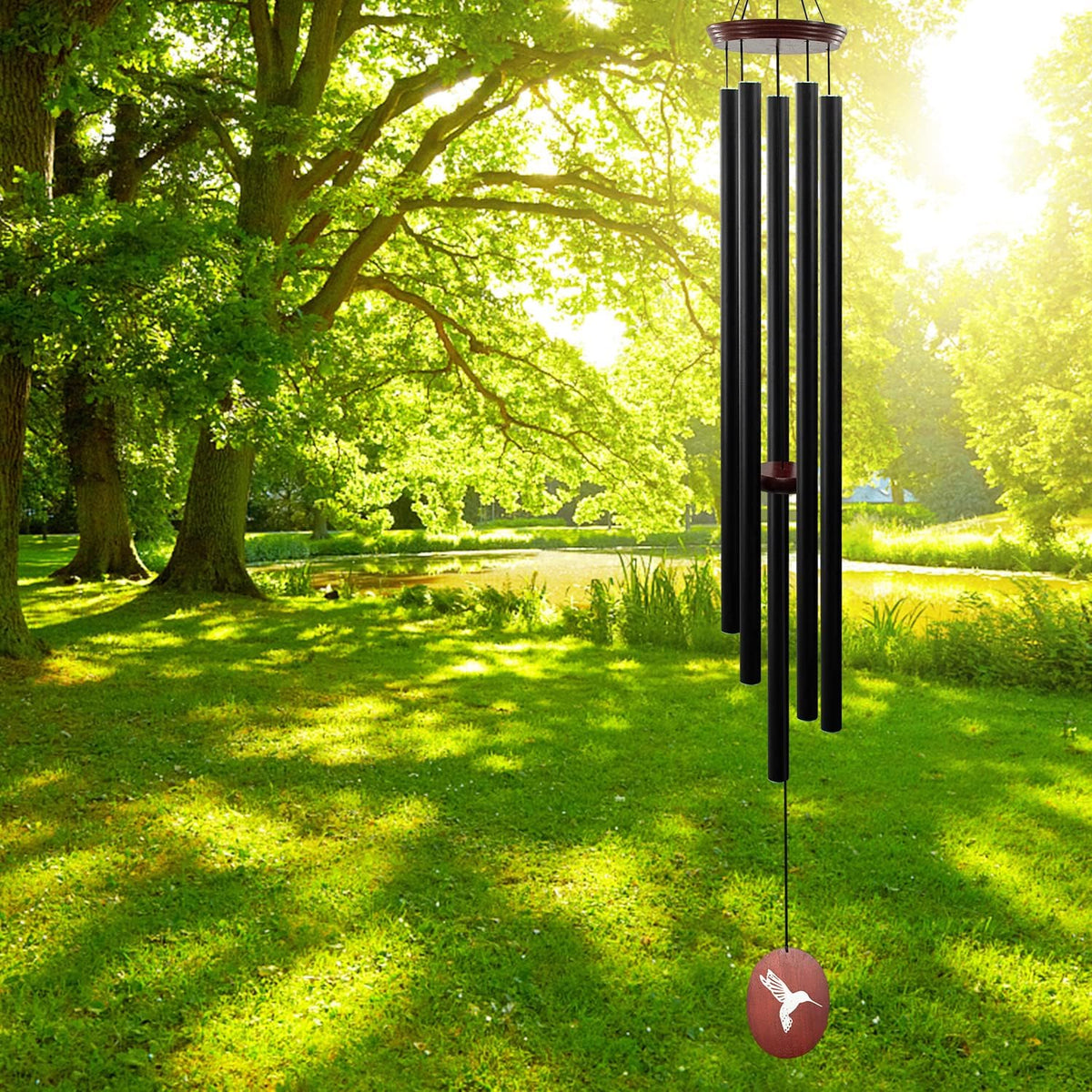 Dragonfly Wind Chimes for Outside, 33" Outdoor Wind Chimes
