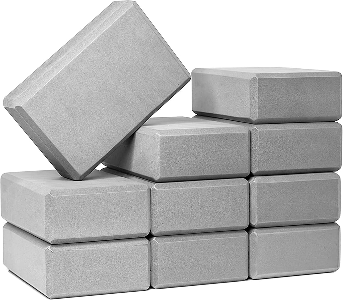 3in Foam Bulk Yoga Blocks, 10 Pack
