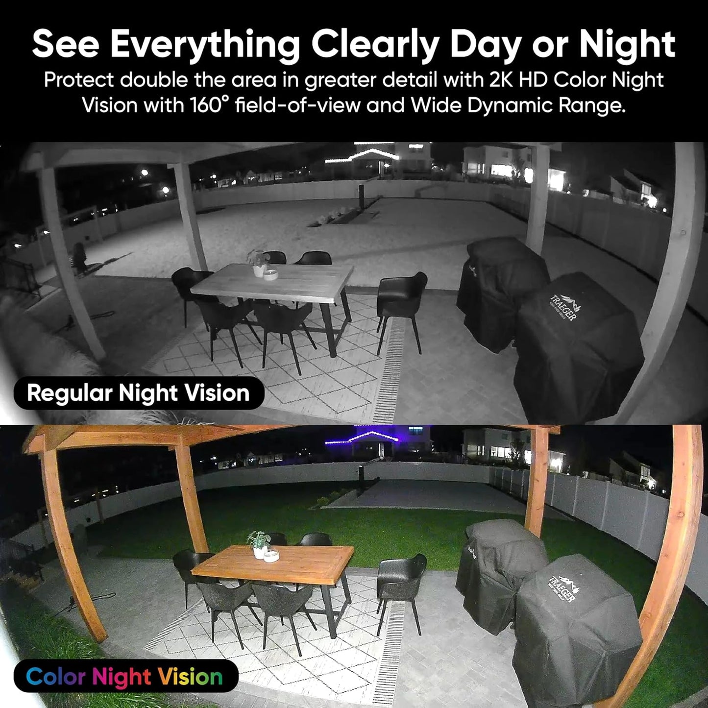 WYZE Bulb Cam - 2K HD Smart Light Bulb Security Camera with Color Night Vision, 800-Lumen Dimmable LED, 160° Wide View, Motion Detection & Siren, E26 Socket, Alexa/Google/IFTTT