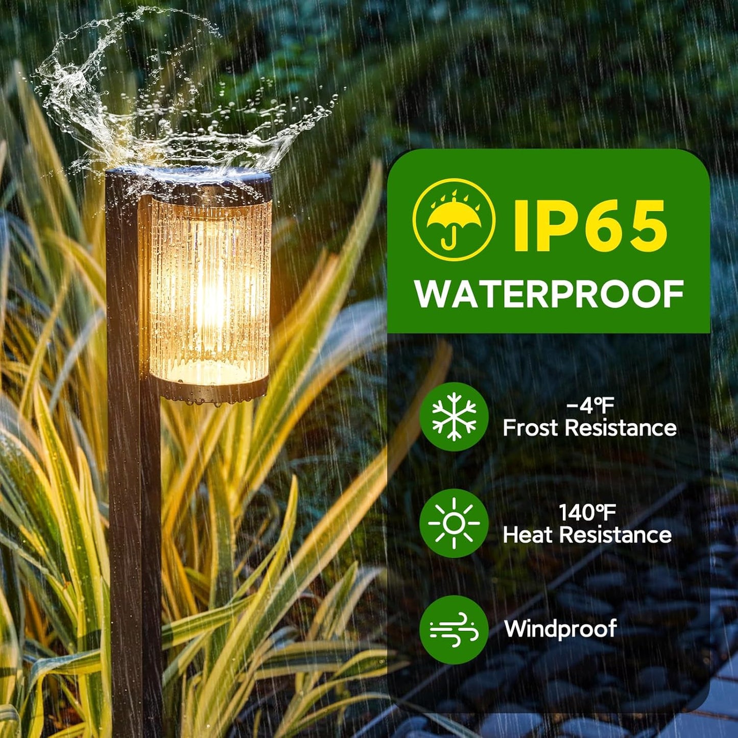 ELECLINK Solar Pathway Lights Outdoor, 6 Pack Upgraded Outdoor Solar Lights for Outside Super Bright Up to 12Hrs, IP65 Waterproof Solar Garden Lights for Yard Path Sidewalk Driveway Landscape Lighting