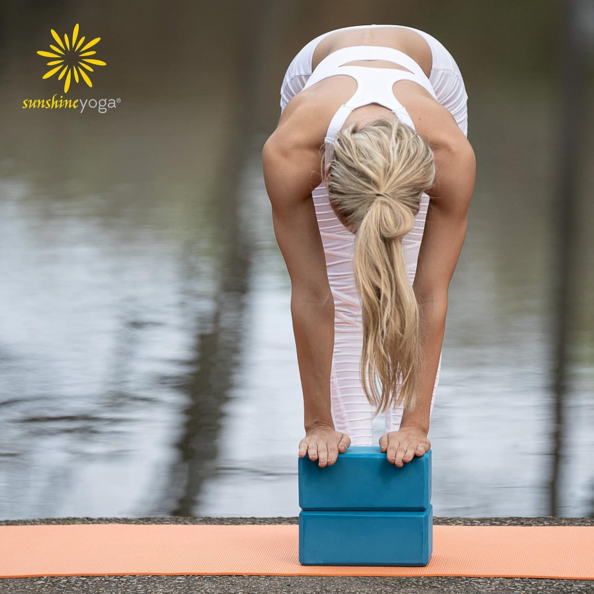 Bulk 4in Foam Yoga Blocks, 10 Pack