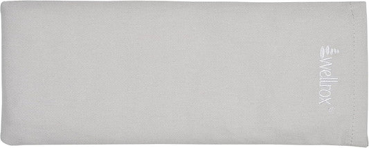 Wellrox Weighted Eye Pillow - Flaxseeds & Lavender Eye Pillow Weighted for Restorative Yoga, Meditation & Stress Relief (Natural, Scented)