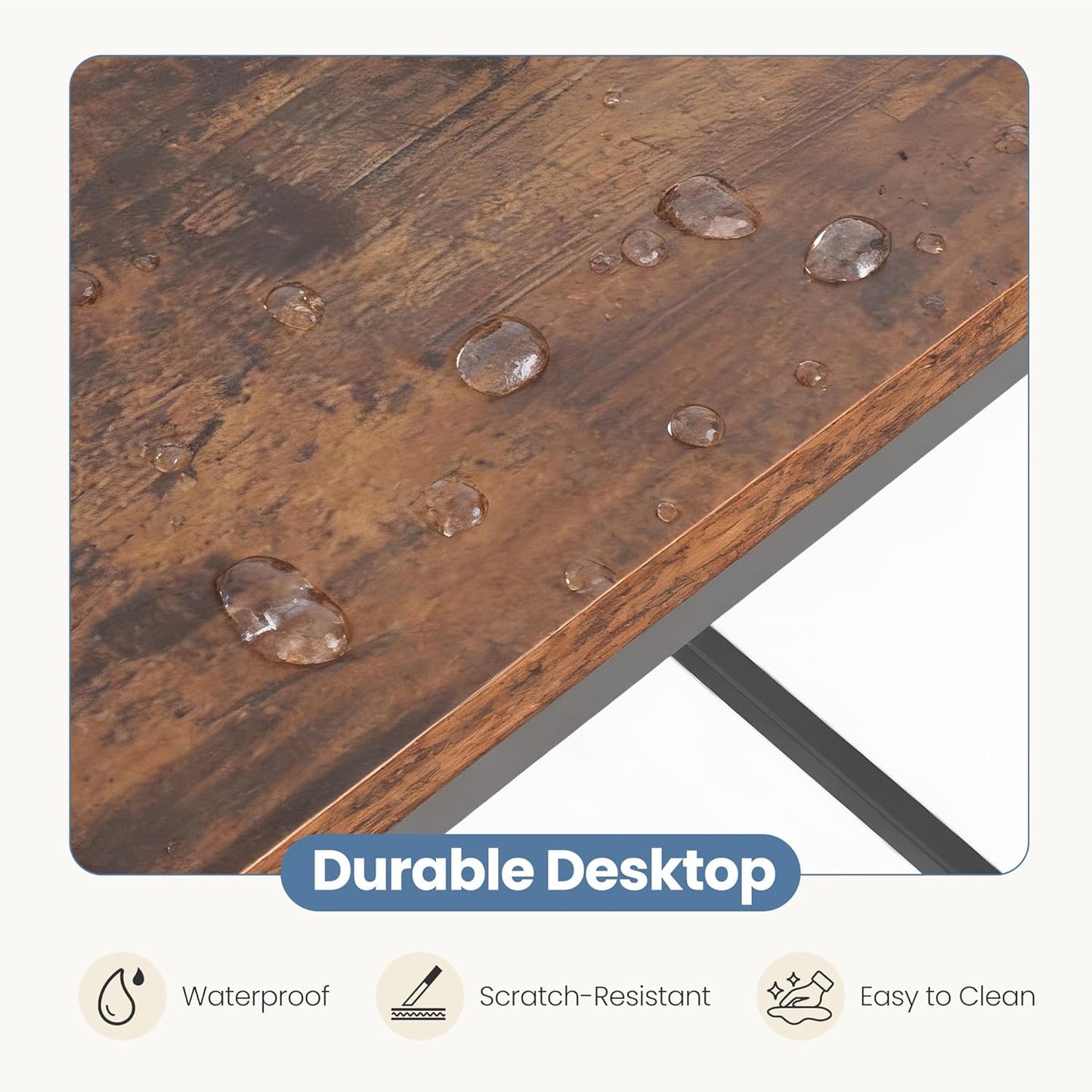 DUMOS L Shaped Desk 39 Inch Computer Desk Gaming Furniture Corner Desks Home Office PC Table with Reversible Storage Shelves for Writing Working Study Bedroom Dorm, Rustic Brown
