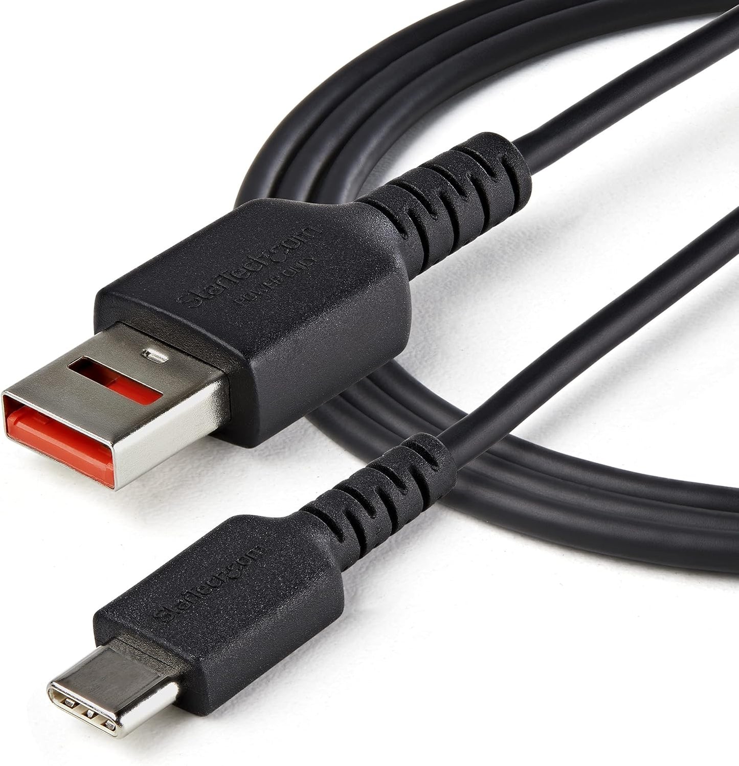 StarTech.com 3ft (1m) Secure Charging Cable USB-A to USB-C Data Blocker Charge-Only Cable No-Data Power-Only Charger Cable for Phone/Tablet Data Blocking USB Protector Adapter Cable (USBSCHAC1M)