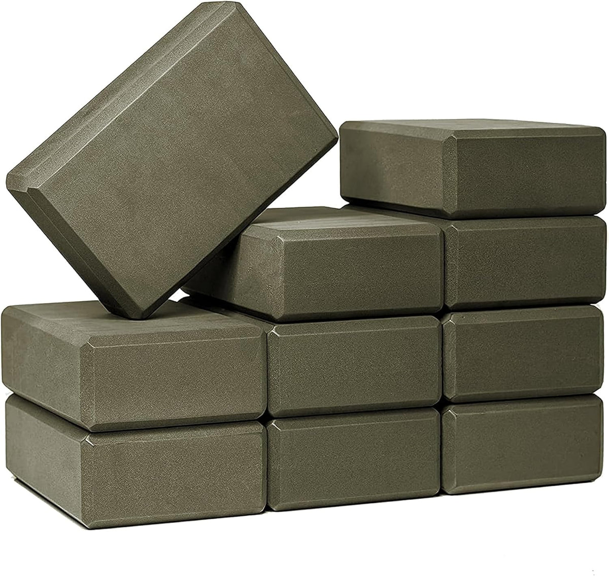 3in Foam Bulk Yoga Blocks, 10 Pack