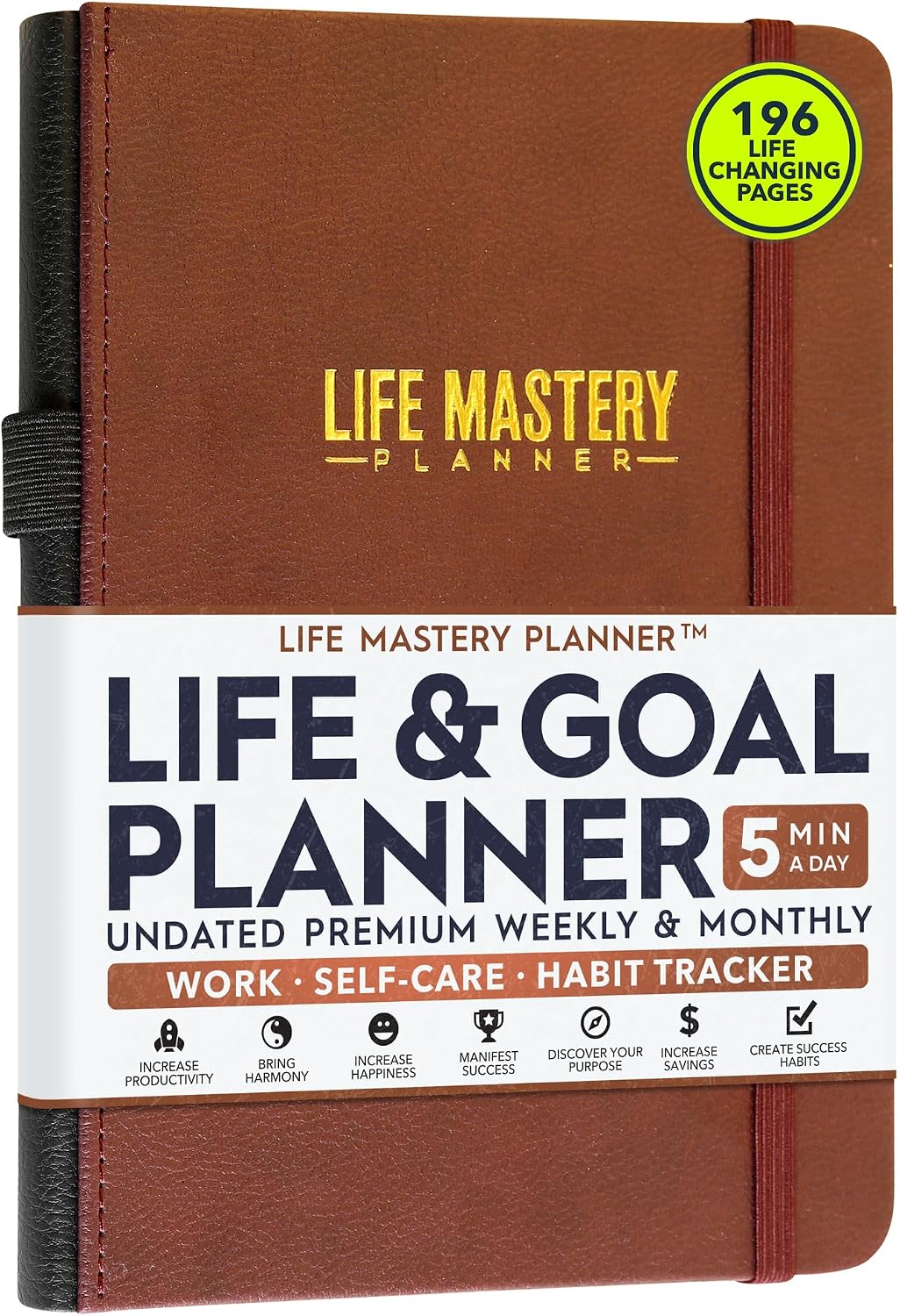 Life & Goal Planner - Weekly & Monthly Planners for Women & Men